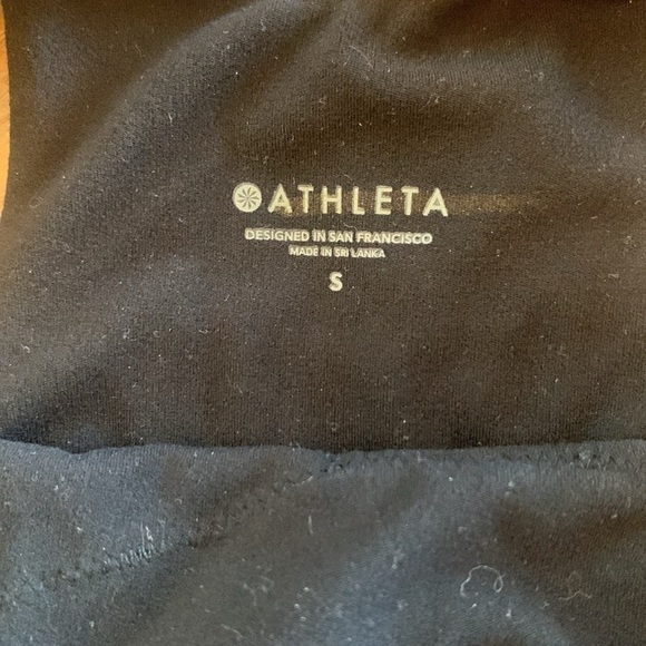 Athleta Longline Camo Black and Gray Sports Bra Size S - Picture 4 of 4